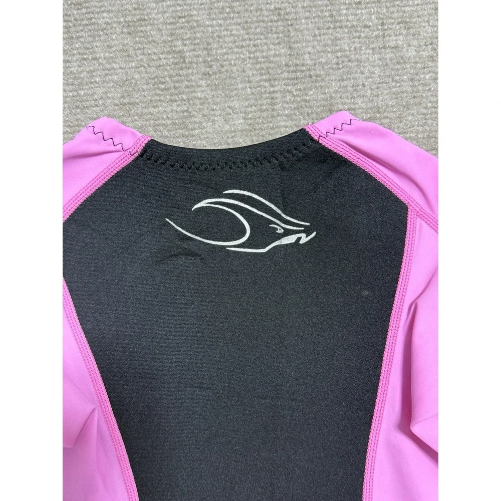 Kids Stingray Aqua Sphere Wetsuit Size 8 Pink / Black Short Sleeve Beach‎ Summer